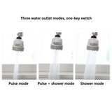 3 Modes Faucet Aerator Moveable Flexible Tap Head Shower