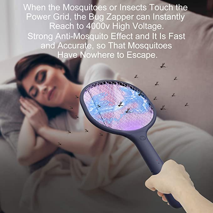 2 in 1 Rechargeable Mosquito Killer Racket