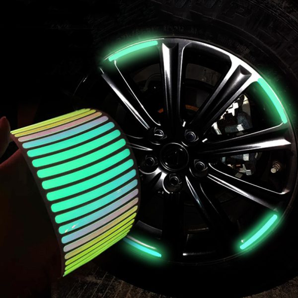 Car Hub Reflective Sticker Car Accessories
