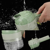 4 IN 1 Handheld Electric Hammer Shape Vegetable Cutter