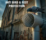 Anti Rat Bird Pest Drain Pipe Steel Cover Pack of 1