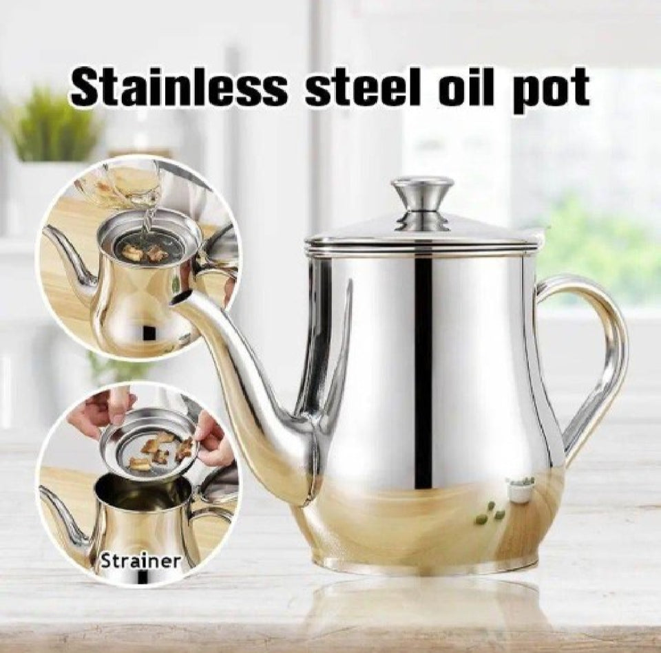 Stainless Steel Oil Container Jug