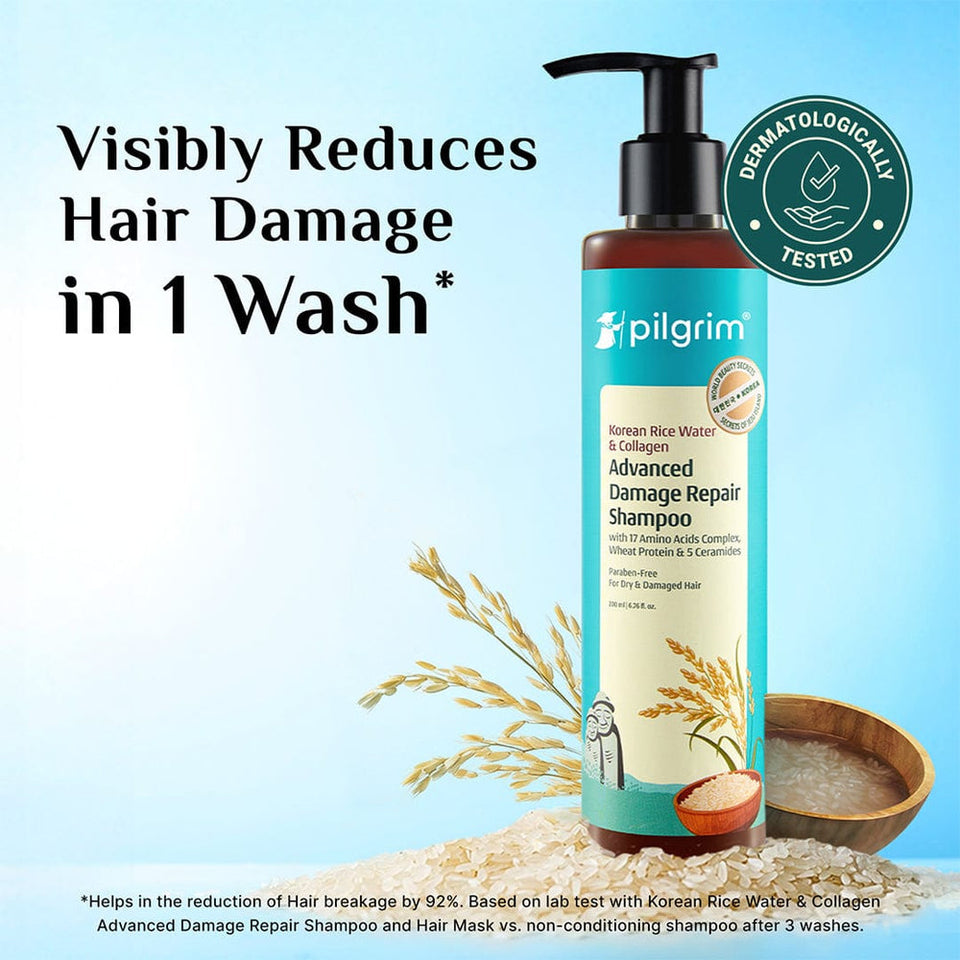 Korean Rice Water & Collagen Advanced Damage Repair Shampoo