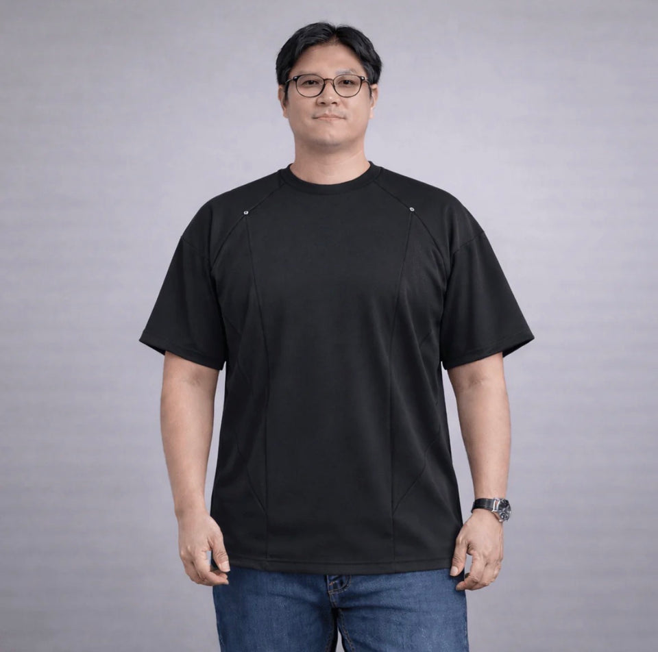 SlimAura - Square Cut Adaptive T Shirt For Big Tummy