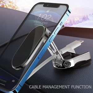 Alloy Folding Magnetic Car Phone Holder