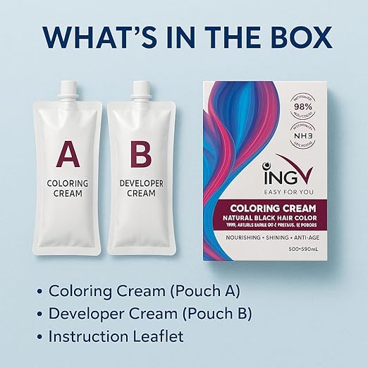 ING-V Hair Colour - 100% Allergy Free