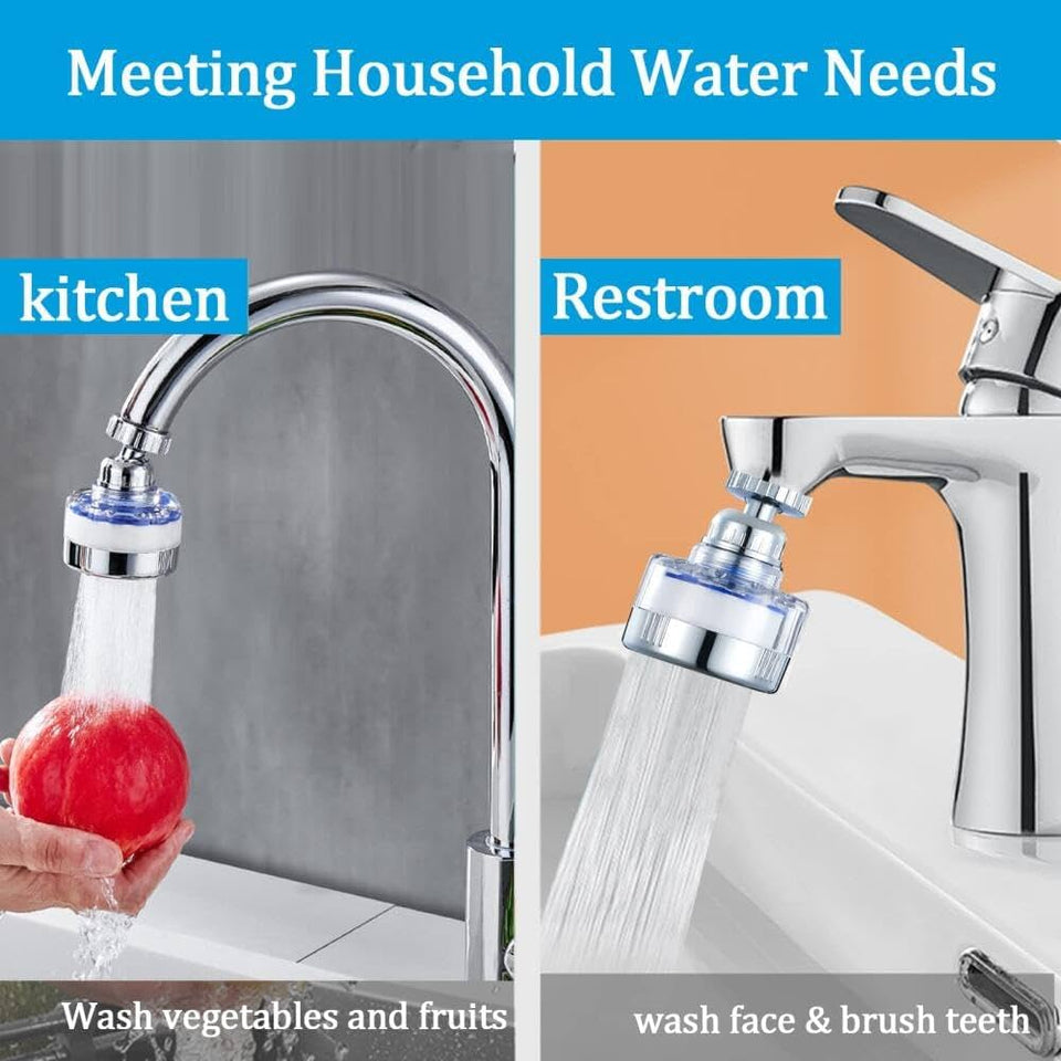 Hard Water Filters Faucet Head + Cartridge Pack (4 qty)