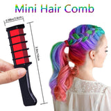 Temporary Hair Dye Comb with Plastic Brush Bristles