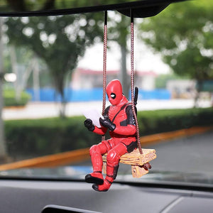 Deadpool Car Rearview Mirror Pendant