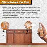Termite Killer Spray - Effective Pest solution for your home (Buy 1 Get 2 Free)
