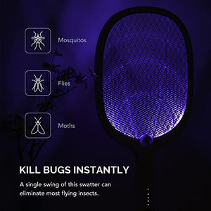 2 in 1 Rechargeable Mosquito Killer Racket
