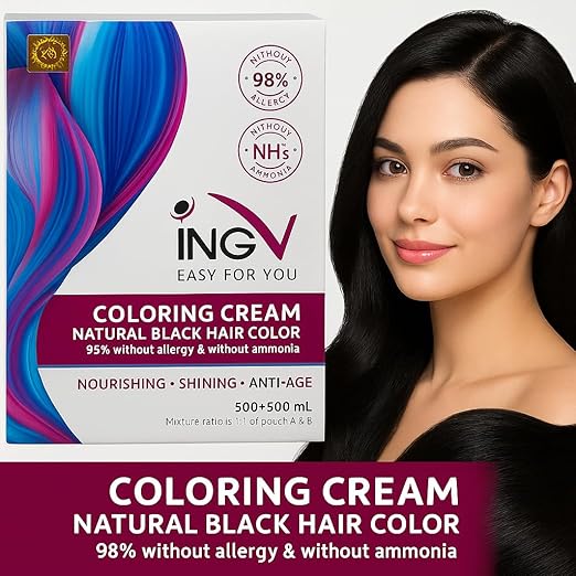 ING-V Hair Colour - 100% Allergy Free