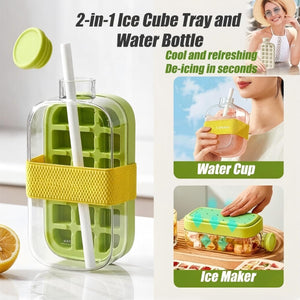 2 in 1 Ice Maker Ice Cube Bottle