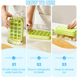 2 in 1 Ice Maker Ice Cube Bottle