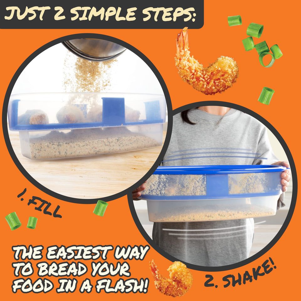 Better Breader Shaker Bowl with Breading Shaker Tray