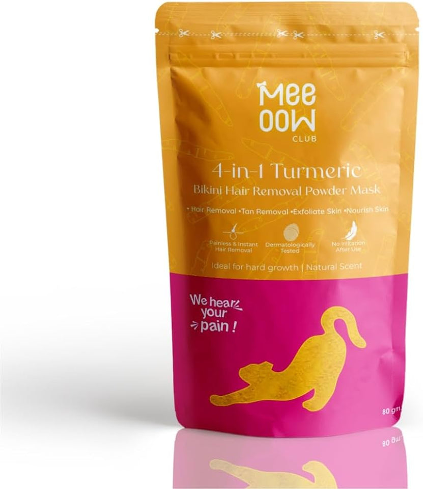 Bare Anatomy - Meow Body Hair Removal Wax Powder + Peeling Foot Mask COMBO