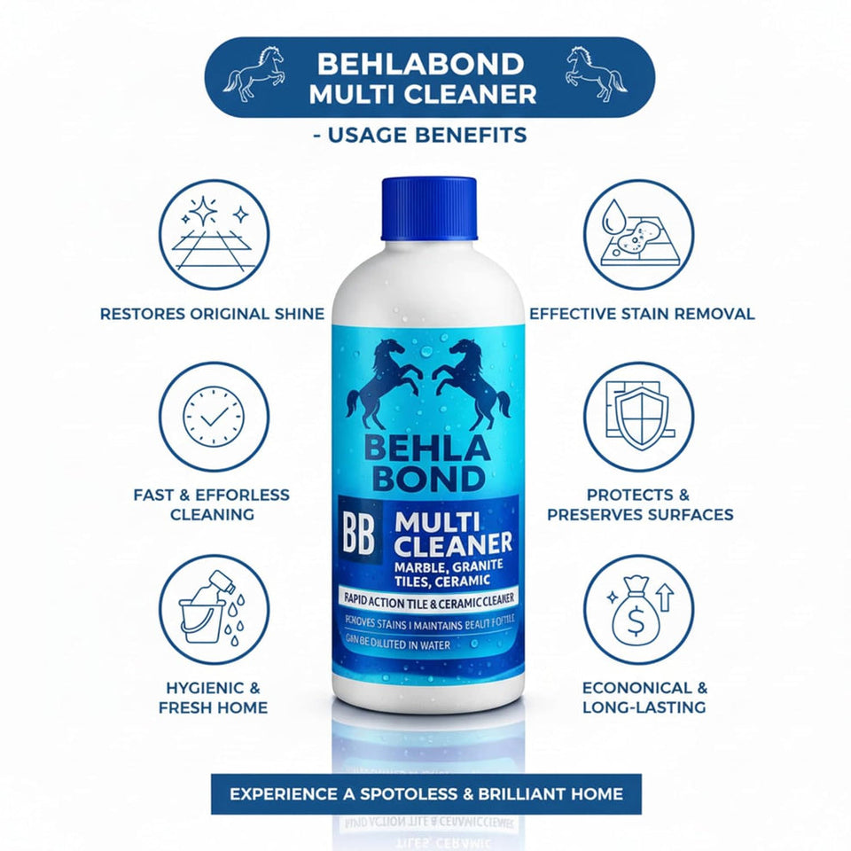 Behla Bond BB™ - Multi Cleaner Liquid for Tiles, Marble, Granite & Ceramic Floors (BUY 1 GET 1 FREE) free delivery