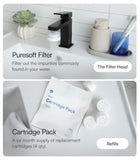 PureSoft Filters Faucet Head + Cartridge Pack (4 qty)
