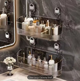 Premium Wall-Mounted Suction Cup Organizer - No Drilling Required