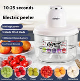 Automatic Electric Fruit & Garlic Peeler – Fast, Hands-Free Kitchen Tool