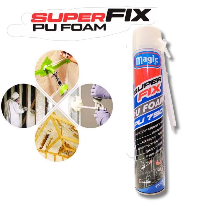 PU Foam for cracks Filling. which Includes Heat Insulation & High Foaming Quality