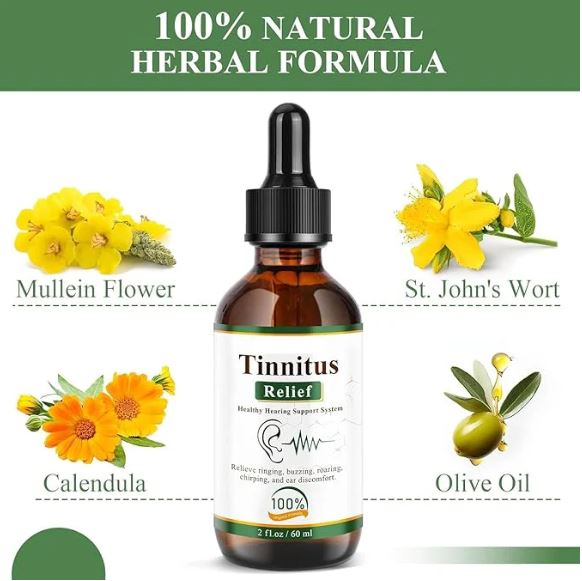 Tinnitus Ear Discomfort–Natural Ear Oil