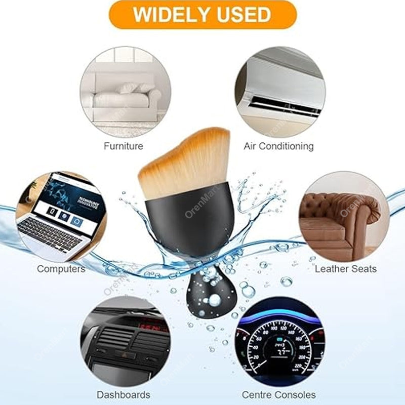 Scratch-Free Car Interior Cleaning Brush for AC Vents & Dashboard