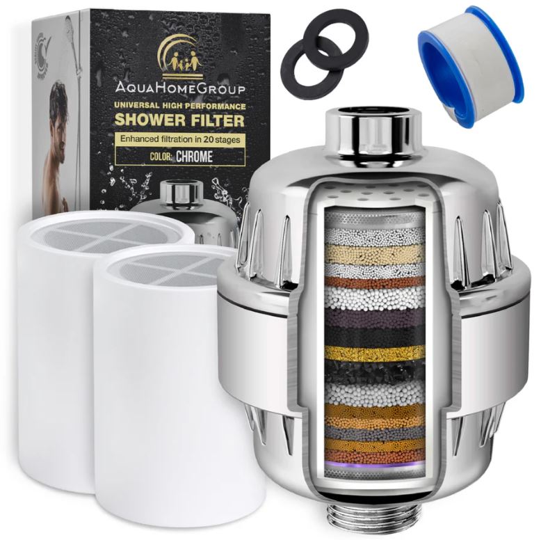 hower Filter with Vitamin C E for Hard Water