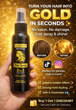 Instant Golden Hair Spray – Party-Ready Glam in Seconds ✨
