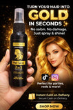 Instant Golden Hair Spray – Party-Ready Glam in Seconds ✨