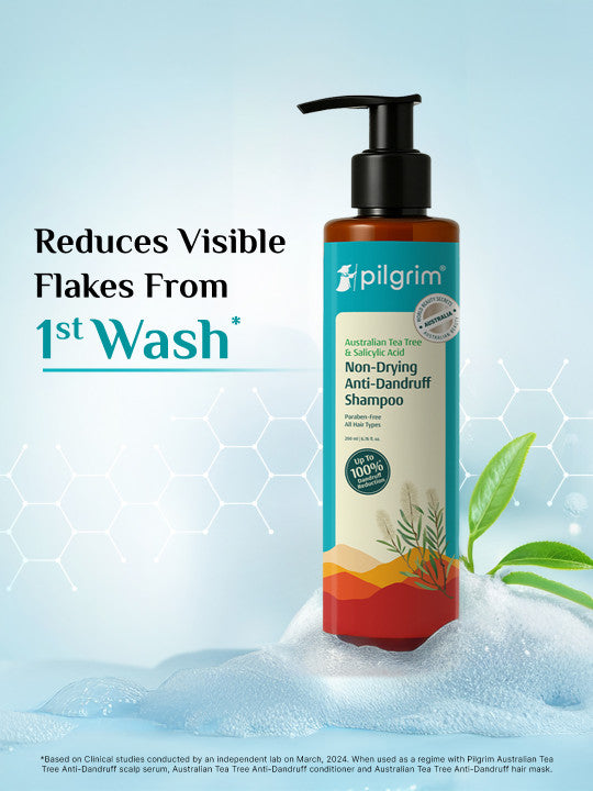 Pilgrim Australian Tea Tree Anti-Dandruff Shampoo With Salicylic Acid- 200 ml