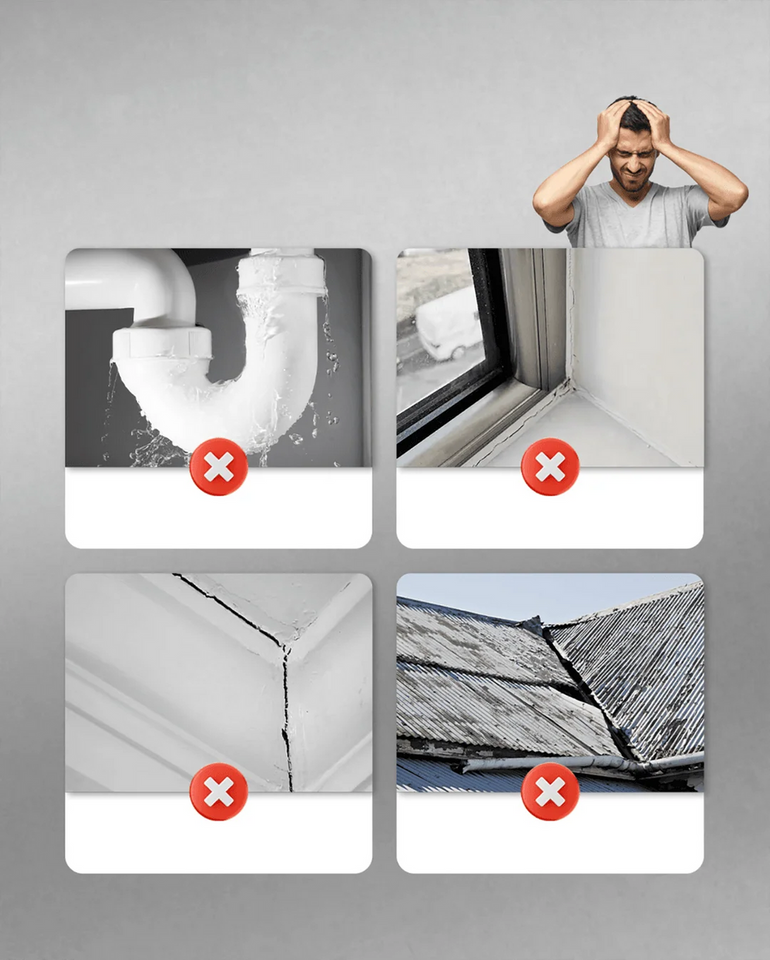 Waterproof Weather Resistant Concrete Crack Filler: Buy 1 Get 1 Free