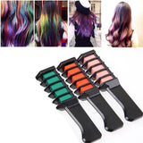 Temporary Hair Dye Comb with Plastic Brush Bristles