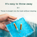 Disposable Ashtray with Gel (PACK OF 24PCs)