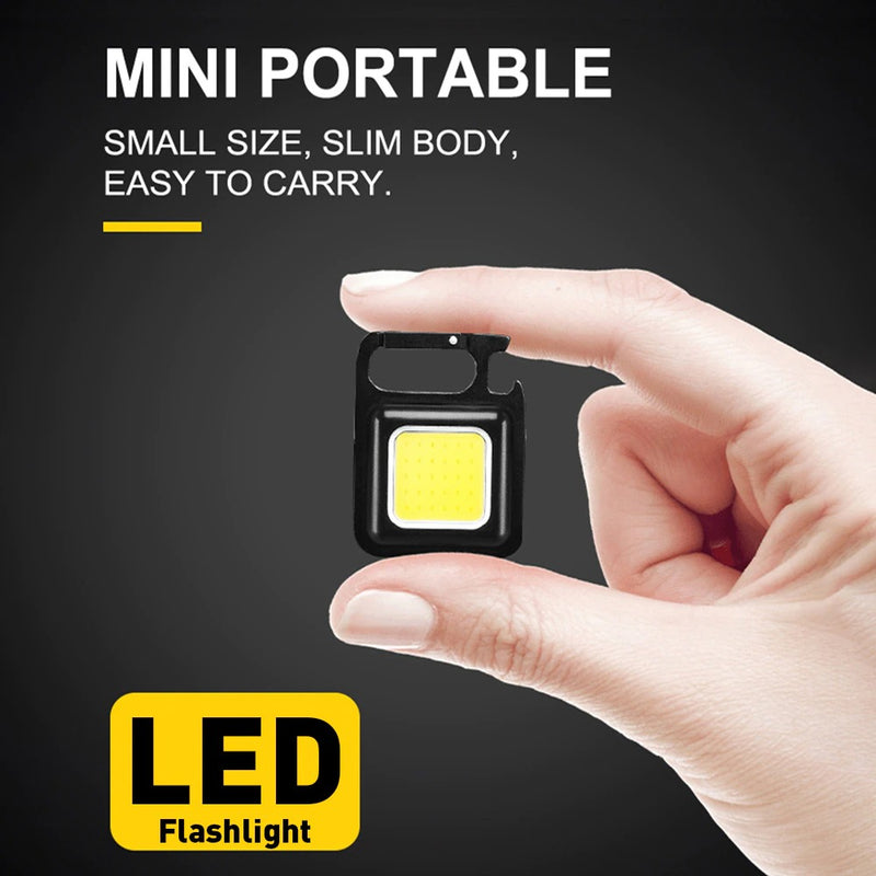 Portable Flashlight Keychain