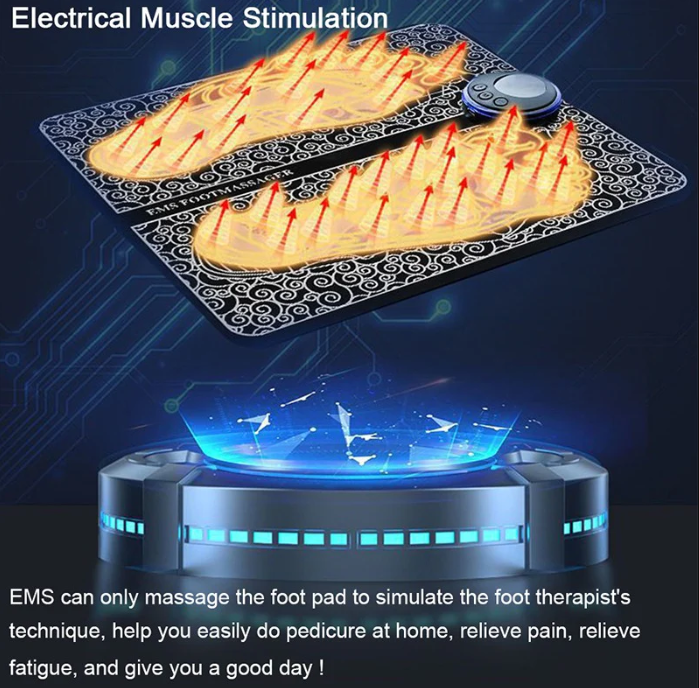 Electric EMS Foot Massage Pad
