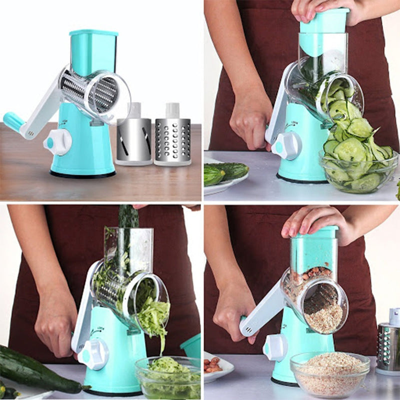 The Mohrim Table Top Drum Grater Vegetable Slicer