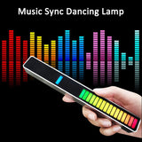 LED Strip Sound Control Music Pickup Atmosphere Light 32-Bit Voice-activated Rhythm Light Stick RGB (Original : RGBL)